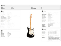 Fender Player II Stratocaster Maple Fingerboard Black Fender Player II Stratocaster Maple Fingerboard Black